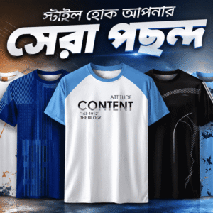 ৫টি প্রিমিয়াম টি-শার্টের আকর্ষণীয় কম্বো – কম খরচে বেশি সুবিধা